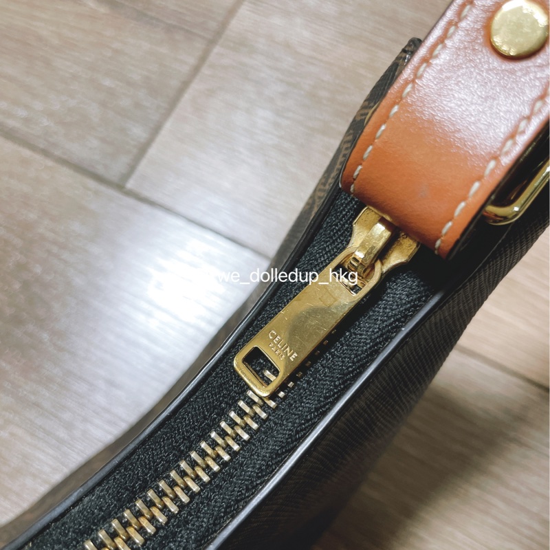 CELINE 凱旋門logo sling bag-6