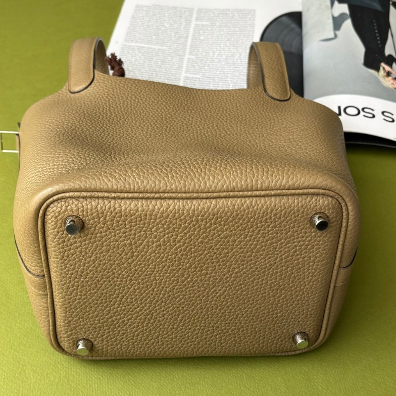 小天菜 ::Hermès:: Picotin 18 Beige Marfa 8Q瑪爾法米銀釦手提包-9