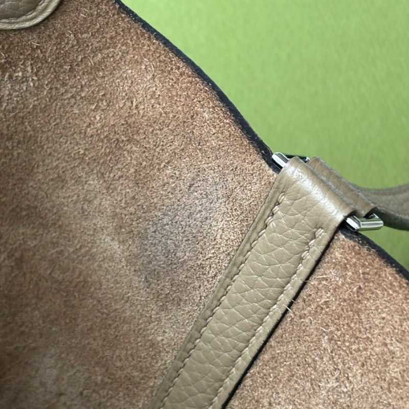 小天菜 ::Hermès:: Picotin 18 Beige Marfa 8Q瑪爾法米銀釦手提包-15