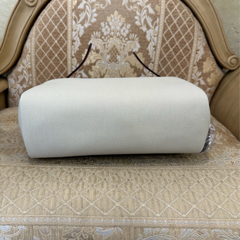 Hermes 馬鞍紅拚米帆布金釦Herbag31-5