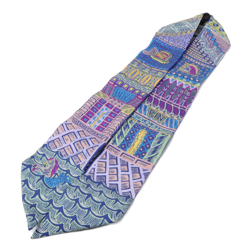 HERMES 絲質Twilly絲巾-2