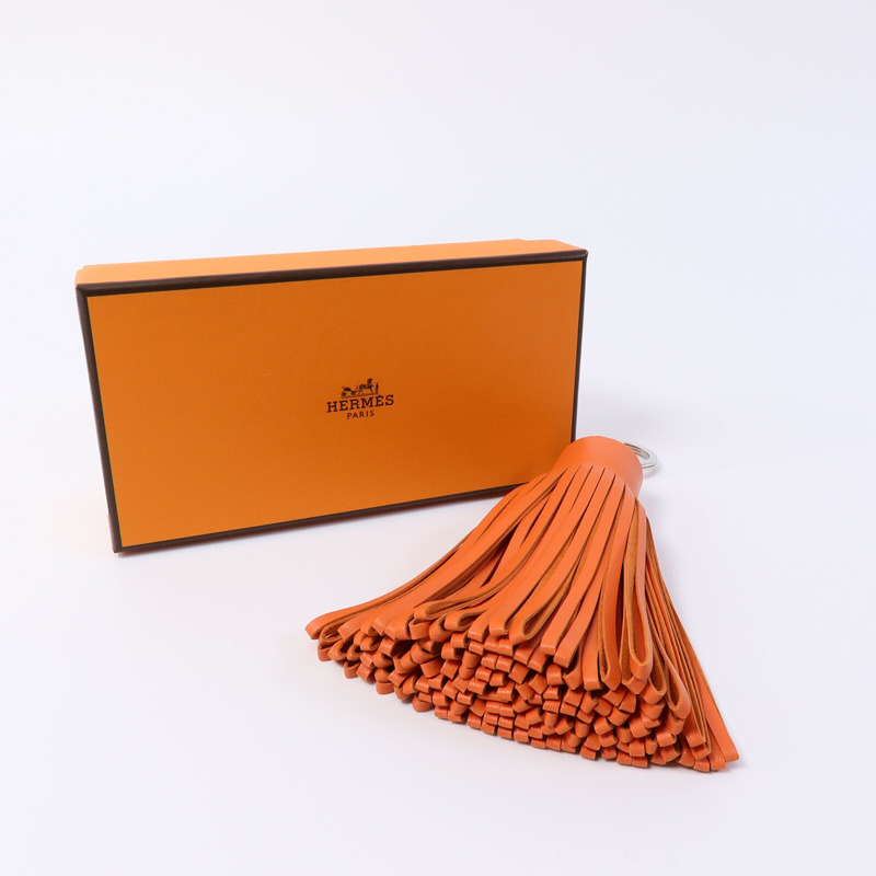 HERMES Milo皮革Carmen GM鎖匙扣-6
