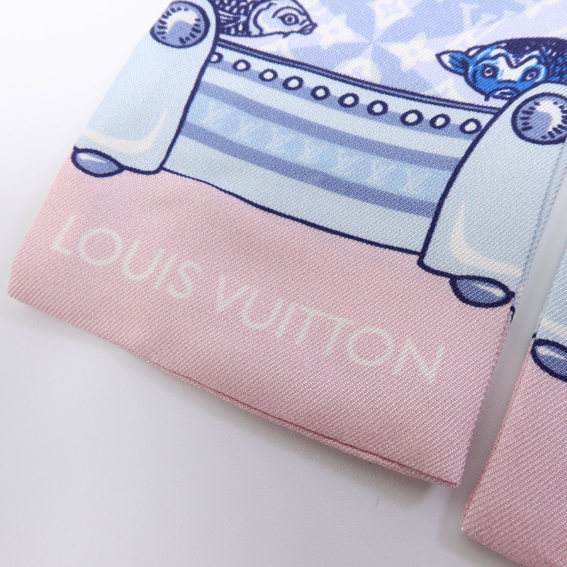 LOUIS VUITTON 絲質Scarf絲巾-5