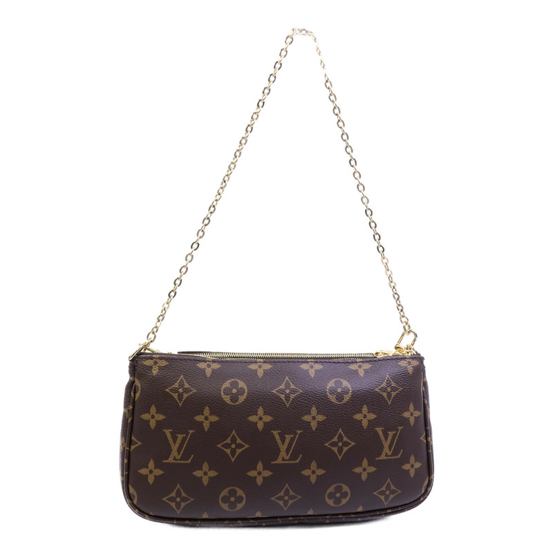 LOUIS VUITTON Monogram Multi Pochette Accessoires金扣肩背袋-1