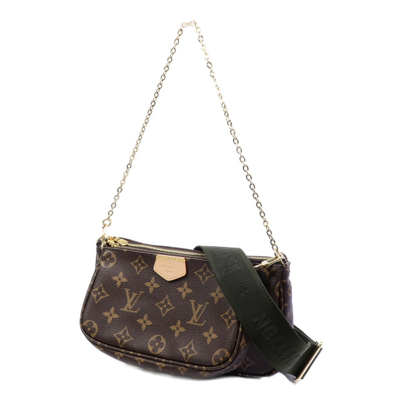 LOUIS VUITTON Monogram Multi Pochette Accessoires金扣肩背袋-2