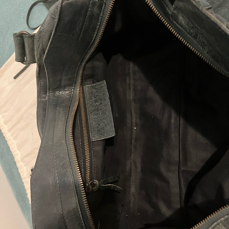 BALENCIAGA part-time墨綠色 機車包-13