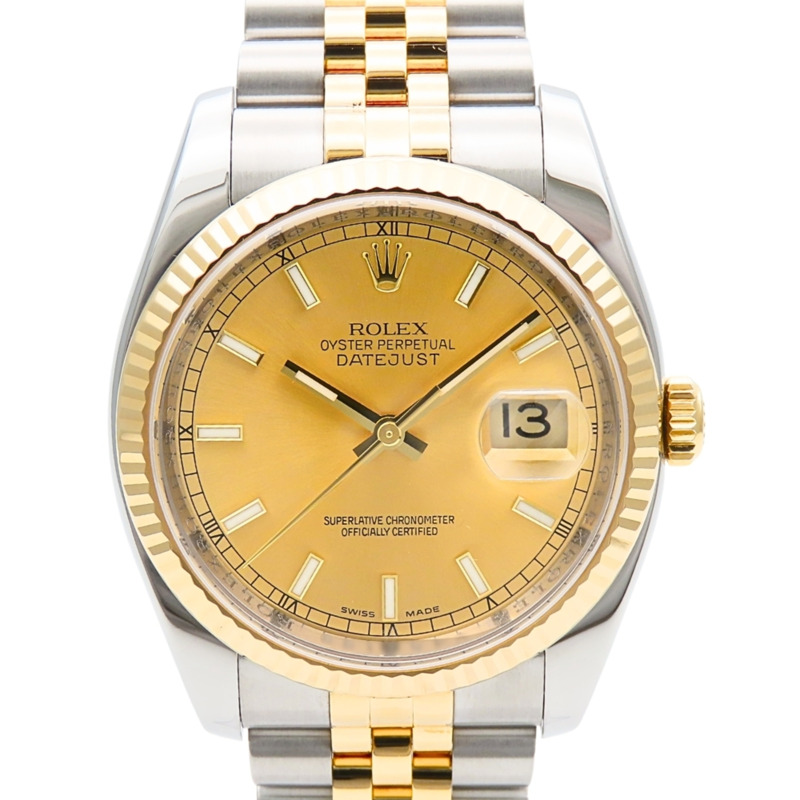 勞力士 Datejust 116233 不鏽鋼及18K黃金組合男錶-1