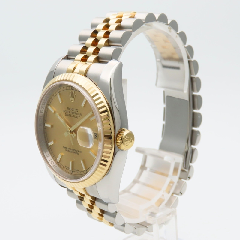 勞力士 Datejust 116233 不鏽鋼及18K黃金組合男錶-2