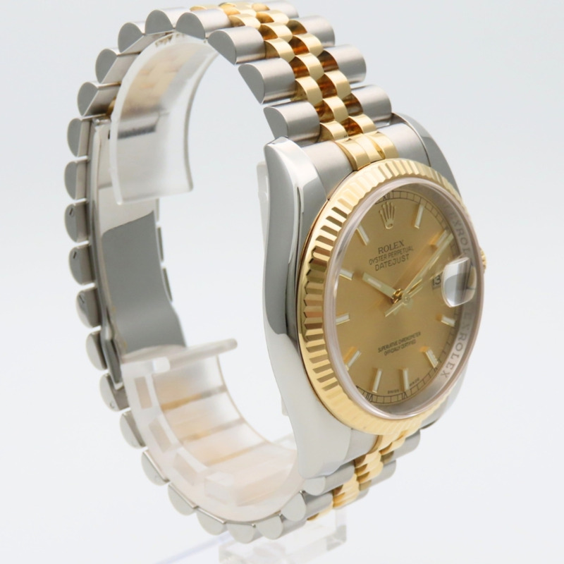 勞力士 Datejust 116233 不鏽鋼及18K黃金組合男錶-3