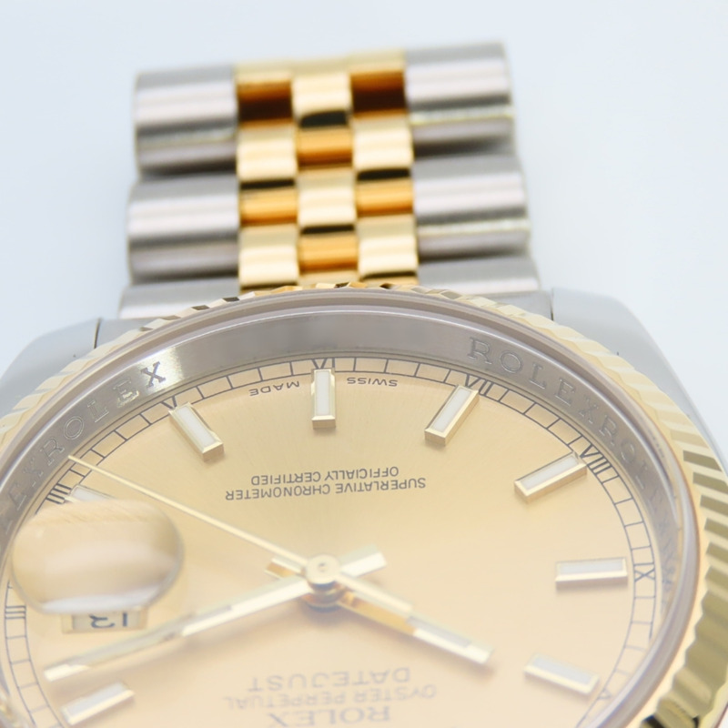 勞力士 Datejust 116233 不鏽鋼及18K黃金組合男錶-6