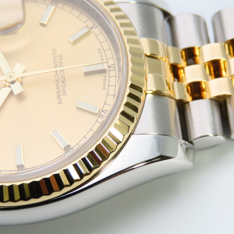 勞力士 Datejust 116233 不鏽鋼及18K黃金組合男錶-7