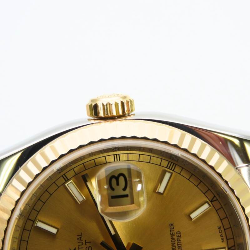 勞力士 Datejust 116233 不鏽鋼及18K黃金組合男錶-8