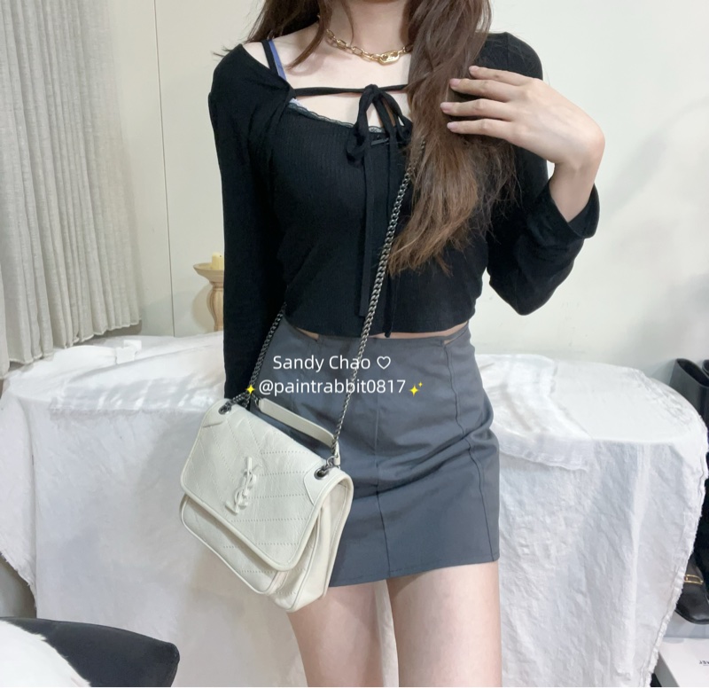ෆ YSL Niki baby奶油白🧁 🈶D扣-1