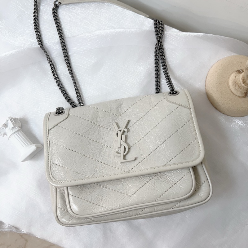 ෆ YSL Niki baby奶油白🧁 🈶D扣-5