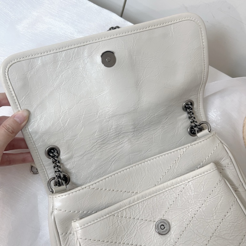 ෆ YSL Niki baby奶油白🧁 🈶D扣-14