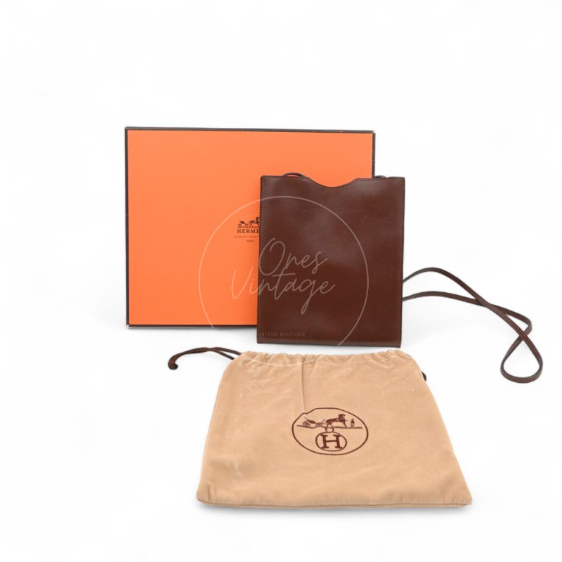 中古 Hermes 愛馬仕 Onimaitou系列 肩背包 斜背包-19