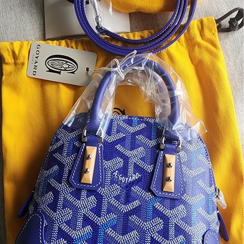 Goyard Vendome Nano Multicoloured Blueberry Purple 藍莓紫
