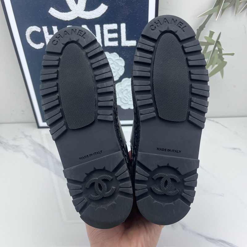 Chanel香奈兒雙C拼色短靴 36.5碼-7