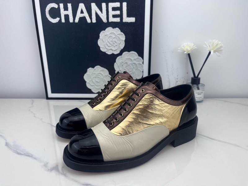 chanel香奈兒 黑金雙C休閒鞋 37.5碼-0