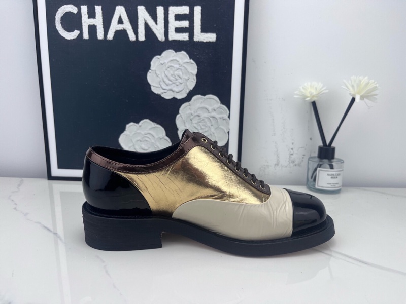 chanel香奈兒 黑金雙C休閒鞋 37.5碼-3
