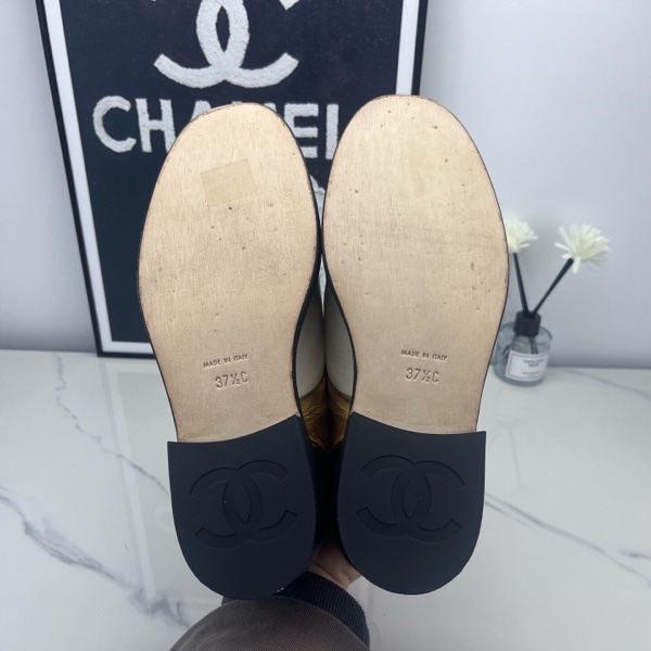 chanel香奈兒 黑金雙C休閒鞋 37.5碼-9