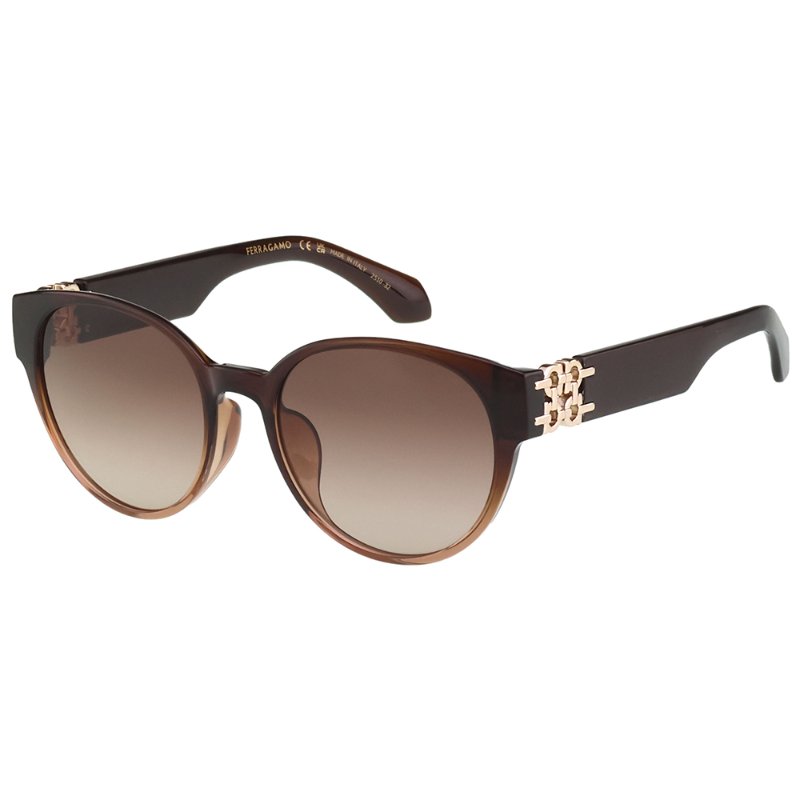 Salvatore Ferragamo 太陽眼鏡(咖啡漸變色)SF2095SLBK-0