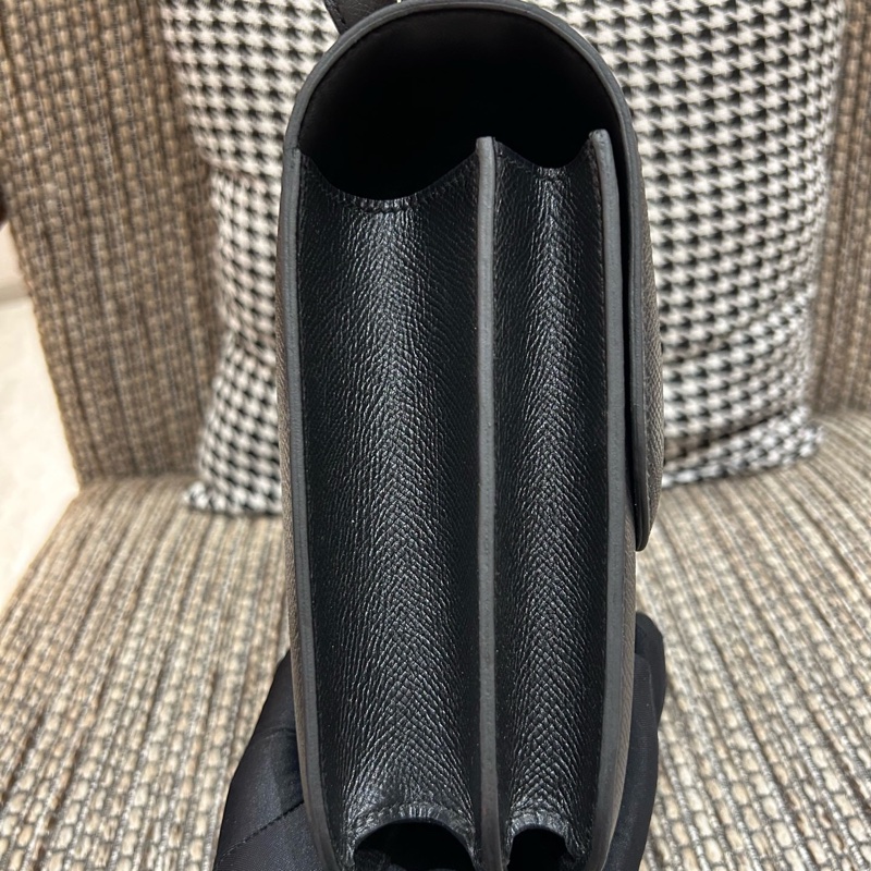 Hermes 愛馬仕 黑金 24康康 玫瑰金扣~ A刻 配件 塵袋-2