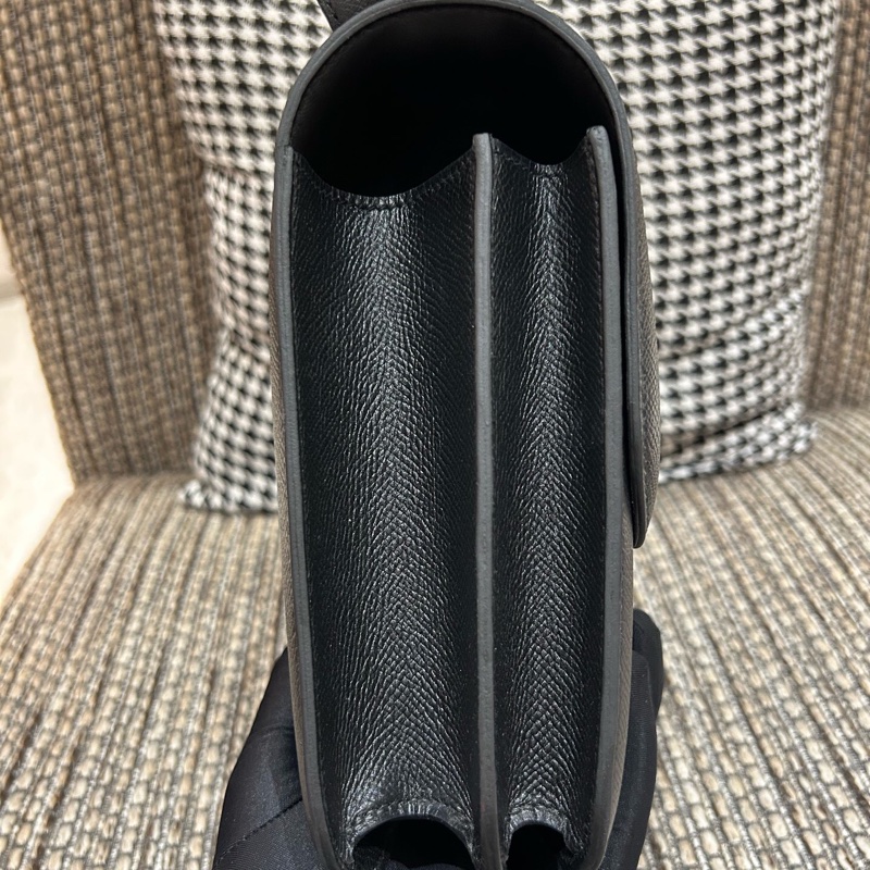 Hermes 愛馬仕 黑金 24康康 玫瑰金扣~ A刻 配件 塵袋-3