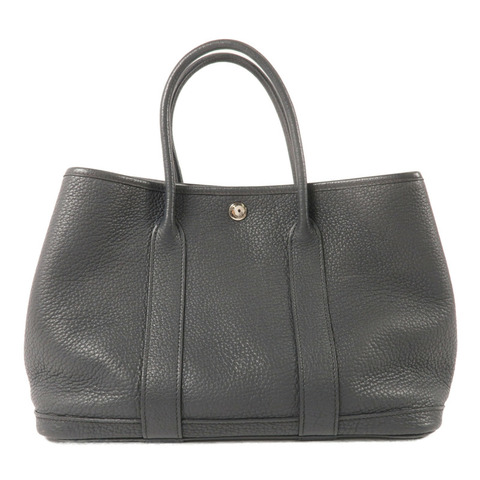 HERMES Negonda皮革Garden Party TPM手挽袋Ardoise