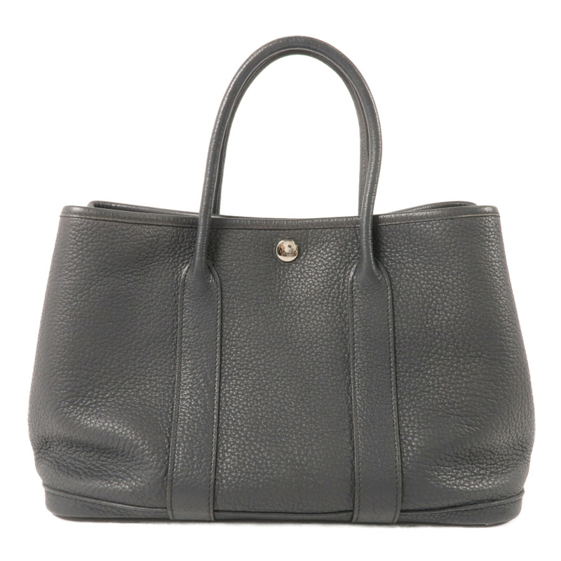 HERMES Negonda皮革Garden Party TPM手挽袋Ardoise-1