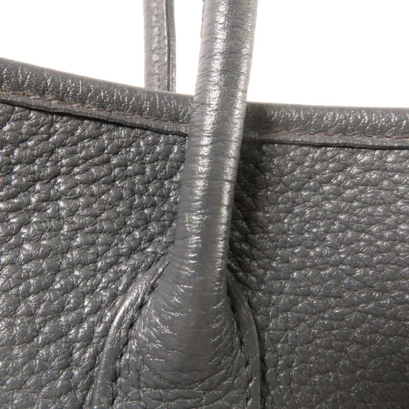 HERMES Negonda皮革Garden Party TPM手挽袋Ardoise-14