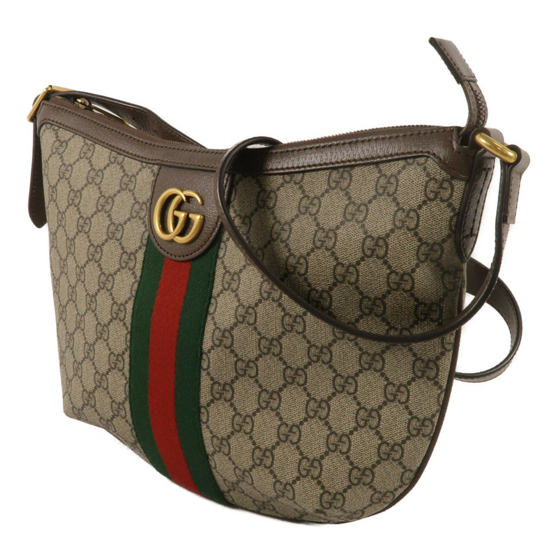 GUCCI 塗層帆布Ophidia Small Shoulder Bag肩背袋-1