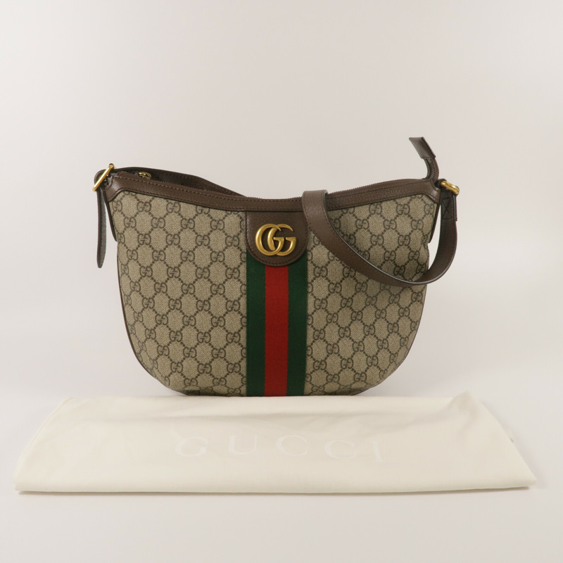 GUCCI 塗層帆布Ophidia Small Shoulder Bag肩背袋-8