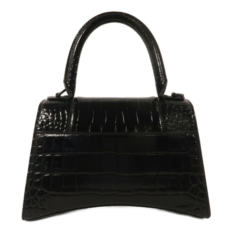 BALENCIAGA 牛皮皮革Hourglass Small手挽肩背兩用袋-2