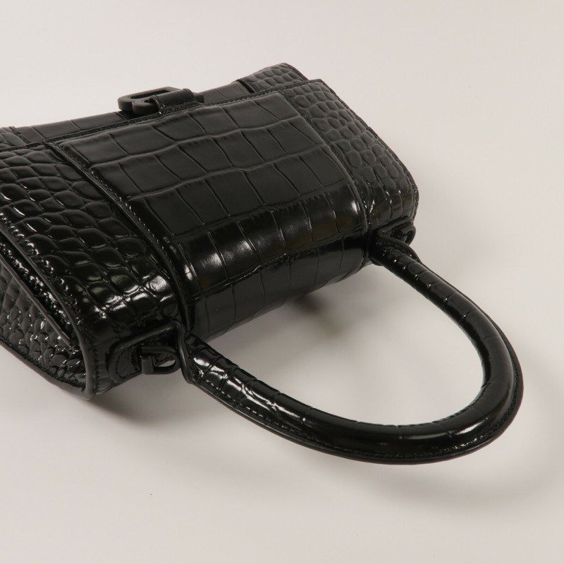 BALENCIAGA 牛皮皮革Hourglass Small手挽肩背兩用袋-7