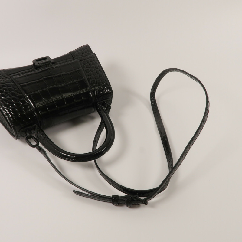BALENCIAGA 牛皮皮革Hourglass Small手挽肩背兩用袋-8