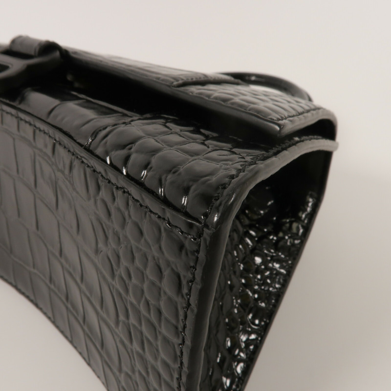 BALENCIAGA 牛皮皮革Hourglass Small手挽肩背兩用袋-11