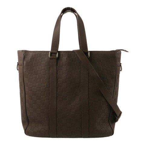 LOUIS VUITTON Damier Infini Meteo Neo Tadao手挽肩背兩用袋
