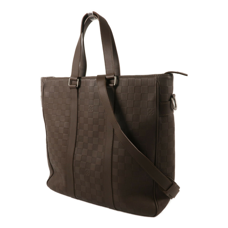 LOUIS VUITTON Damier Infini Meteo Neo Tadao手挽肩背兩用袋-1