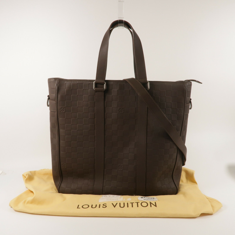 LOUIS VUITTON Damier Infini Meteo Neo Tadao手挽肩背兩用袋-9