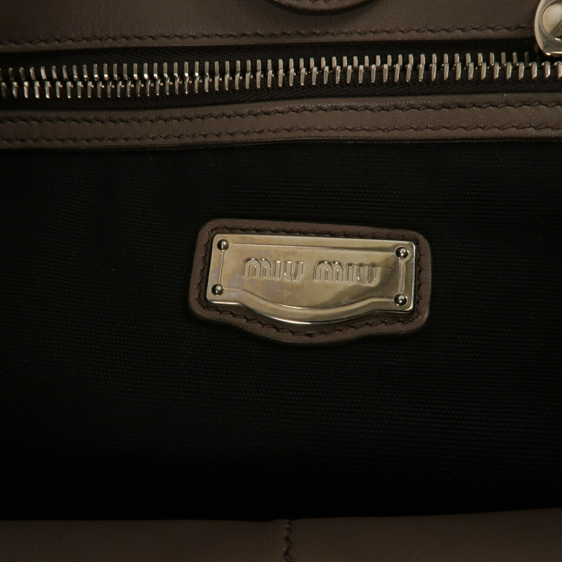 Miu Miu 牛皮皮革Tote Bag手挽袋-5