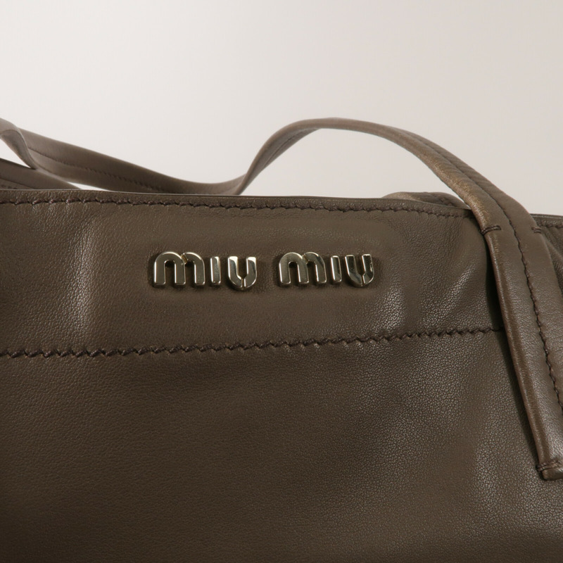 Miu Miu 牛皮皮革Tote Bag手挽袋-6