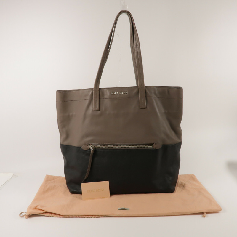 Miu Miu 牛皮皮革Tote Bag手挽袋-9