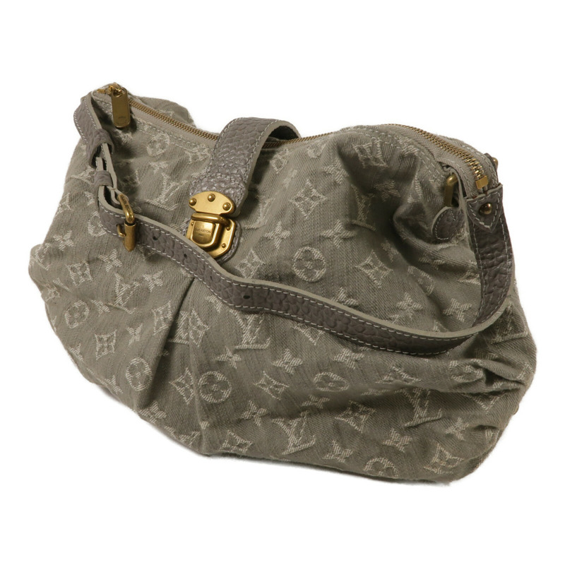 LOUIS VUITTON Mono-Denim Slightly肩背袋-1