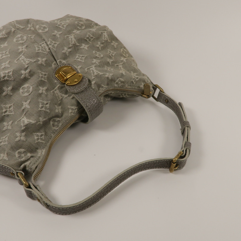 LOUIS VUITTON Mono-Denim Slightly肩背袋-8