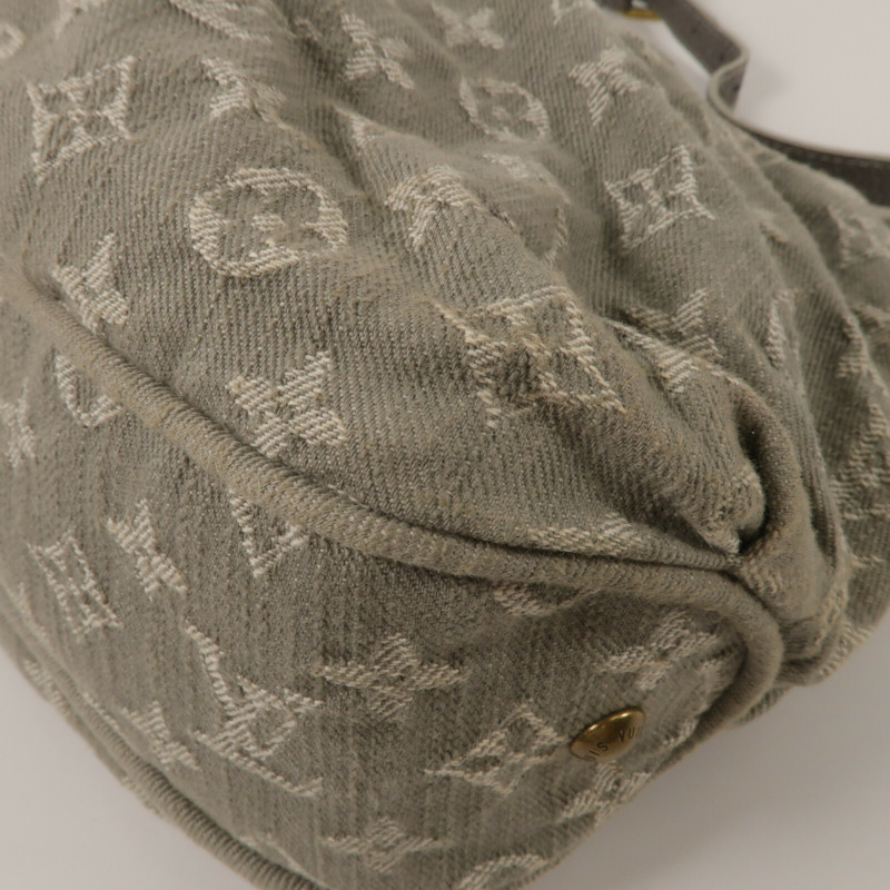 LOUIS VUITTON Mono-Denim Slightly肩背袋-10