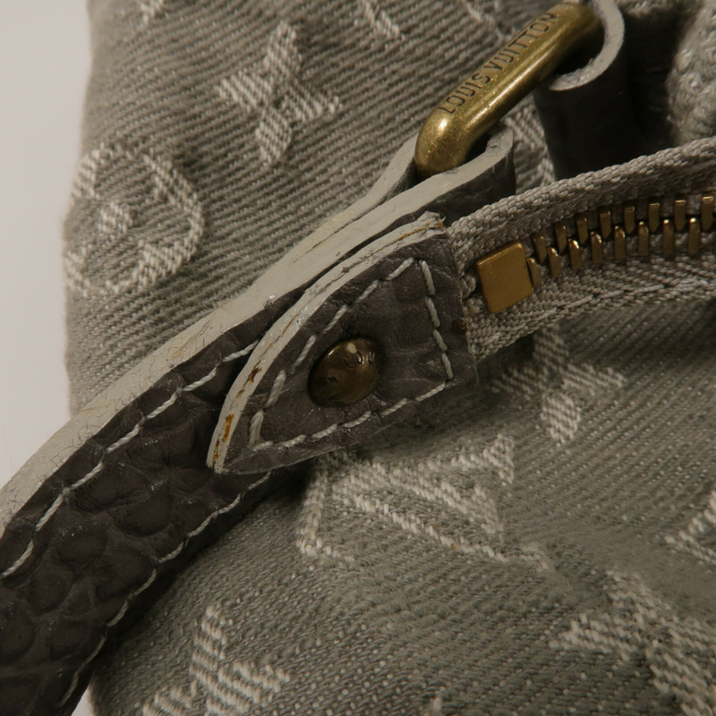 LOUIS VUITTON Mono-Denim Slightly肩背袋-14