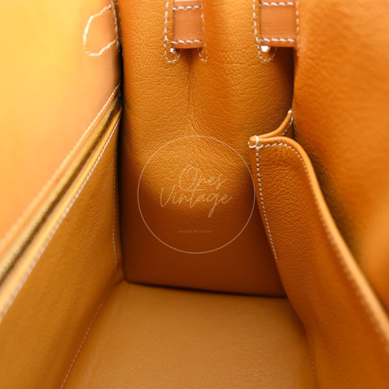 中古 Hermes 愛馬仕 Kelly 28 凱莉包 暖棕褐色 Natural Sable 啞光牛皮 單肩包/斜挎包/手提包 凱莉包 GHW Stamp Square G-27
