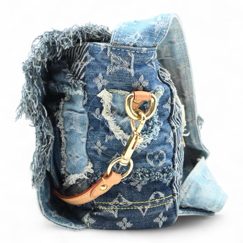 中古 路易威登 Louis Vuitton 老花牛仔 郵差包 單肩包 M95374-2
