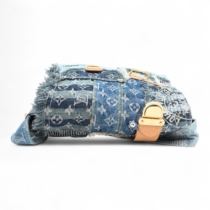 中古 路易威登 Louis Vuitton 老花牛仔 郵差包 單肩包 M95374-4
